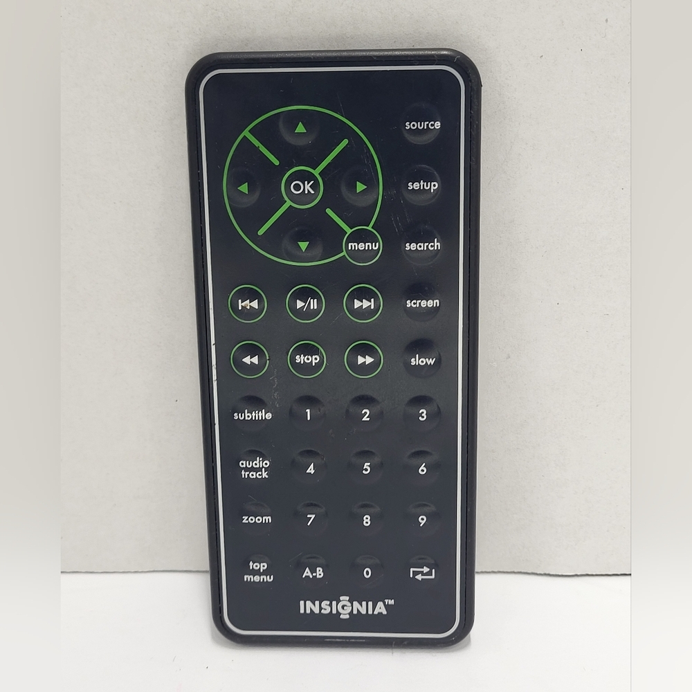 INSIGNIA Portable DVD Player RC1719 Remote NS-MVDS7 NS-PDVD10 NS-PDVD8 Tested